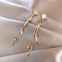 New Fashion Trend High-grade French Earrings  Temperament  Long Retro  Earrings Nihaojewelry Wholesale main image 6