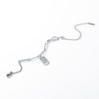 Hot Sale Personality Simple Square Brand Wild Jewelry Trend  Titanium Steel Bracelet Nihaojewelry Wholesale main image 3