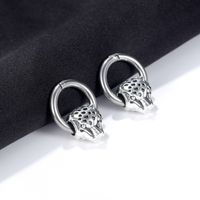 New Korean  Fashion Earrings Trendy Male Personality Jewelry Titanium Steel Men's Simple Earrings  Nihaojewelry Wholesale main image 5