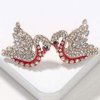 New Fashion  Alloys Studded With Diamonds  Atmosphere Small Fresh  Alloy Earrings Nihaojewelry Wholesale sku image 1
