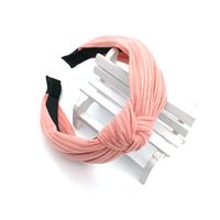 Diadema De Punto De Ala Ancha De Color Sólido Coreano Para Mujer Banda Para El Cabello Simple Horquilla Nudo Horquilla Accesorios Para El Cabello sku image 7