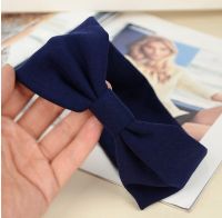 Korea's High-end New Headwear Wholesale Solid Color Bow  Fashion Trendy Feminine Headband  Nihaojewelry Wholesale sku image 5