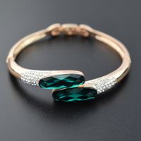 New Fashion Crystal Earrings Necklace Micro-set Zircon Multicolor Crystal Bracelet Nihaojewelry Wholesale sku image 17