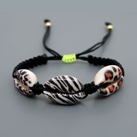 Fashion New   Natural Shell Miyuki Rice Beads Woven Skull Head Ethnic Style Handmade Jewelry Bracelet Nihaojewelry Wholesale sku image 2