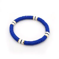 Fashion Trendy  Vacation Beach Style Color Soft Ceramic Letters Bracelet Female Jewelry Nihaojewelry Wholesale sku image 29