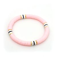 Fashion Trendy  Vacation Beach Style Color Soft Ceramic Letters Bracelet Female Jewelry Nihaojewelry Wholesale sku image 31