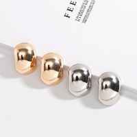 Trend Retro Fashion Metal Beanie  Simple Alloy Earrings For Women main image 2