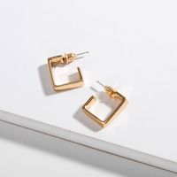 Fashion New Trendy Three-dimensional Geometric Simple Korean Small Earrings For Women main image 3