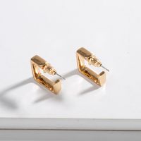Fashion New Trendy Three-dimensional Geometric Simple Korean Small Earrings For Women main image 5