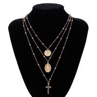 Fashion Winter New Exaggerated Retro Multilayer Retro Necklace main image 1