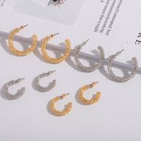 Minimalist Geometric Circular Retro  Irregular Style Earrings Wholesale Nihaojewelry main image 1