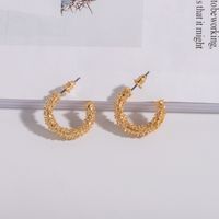Minimalist Geometric Circular Retro  Irregular Style Earrings Wholesale Nihaojewelry main image 4