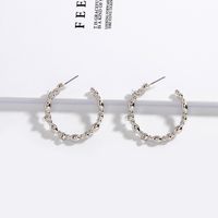 Corée Tendance De La Mode En Forme De C Rétro Boucles D'oreilles Exagérées Bijoux D'oreille Pour Les Femmes main image 5