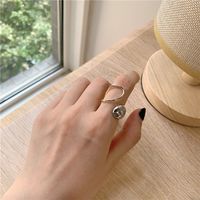 Simple Two-color Ring Metal Light Opening Adjustable Ring Wholesale Nihaojewerly main image 3