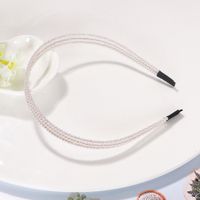 Korean Pure White Rice Beads  Simple Single Headband Wholesale Nihaojewelry main image 4