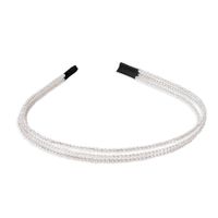 Korean Pure White Rice Beads  Simple Single Headband Wholesale Nihaojewelry main image 5
