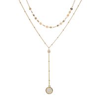 Collier De Perles En Alliage D&#39;eau Douce Multicouche Polyvalent main image 3