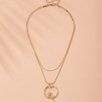 Hot-selling Simple Natural Flower Trendy Alloy Necklace For Women Wholesale main image 2