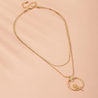 Hot-selling Simple Natural Flower Trendy Alloy Necklace For Women Wholesale main image 5