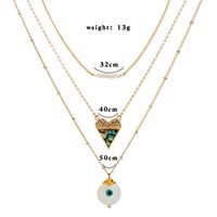Fashion Retro Multi-layered Geometric Necklace Chocker For Women Wholesale sku image 1