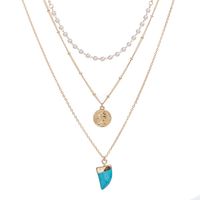 Collier De Perles En Alliage D&#39;eau Douce Multicouche Polyvalent sku image 7
