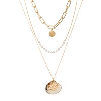 Collier De Perles En Alliage D&#39;eau Douce Multicouche Polyvalent sku image 10