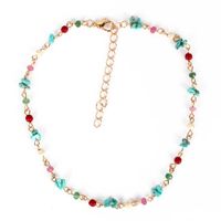 Simple Fashion All-match Colorful Gravel Retro Casual All-match Item Necklace For Women sku image 1