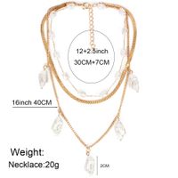 Bohemian Simple Shaped Pearl Necklace For Women Wholesale main image 4