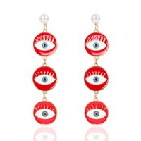 Retro Alloy Geometric Round Eye Earrings Bohemian Style Earrings Wholesale Nihaojewerly main image 1