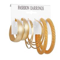 Fashion Jewelry New Tassel Earrings Set Six-piece Creative Leopard Earrings Wholesale Nihaojewelry sku image 14