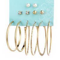 Fashion Jewelry New Tassel Earrings Set Six-piece Creative Leopard Earrings Wholesale Nihaojewelry sku image 7