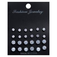 Fashion Jewelry New Tassel Earrings Set Six-piece Creative Leopard Earrings Wholesale Nihaojewelry sku image 13