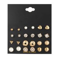 Fashion Jewelry New Tassel Earrings Set Six-piece Creative Leopard Earrings Wholesale Nihaojewelry sku image 4