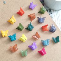 Children's  Sweet Candy Color Princess Small Catch Clip Mixed Color Mini Hair Clip Set main image 5
