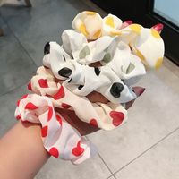 Korean Love Color Simple Tie Hair Rubber Band Cute Small Hair Rope Wholesale Nihaojewelry main image 1