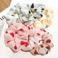 Korean Love Color Simple Tie Hair Rubber Band Cute Small Hair Rope Wholesale Nihaojewelry main image 3