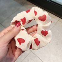 Korean Love Color Simple Tie Hair Rubber Band Cute Small Hair Rope Wholesale Nihaojewelry main image 5