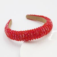 New Simple Style Fashion Crystal Rice Beads Hair Band Bridal Wholesale main image 5