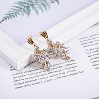 New Fashion Grape Pearl Diamond Simple Alloy Earrings For Women main image 4