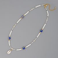 Fashion Colored Soft Clay Bohemian Beach Wind Natural Shell Clavicle Chain For Women main image 5