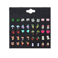 Insect Plating Alloy Artificial Gemstones Earrings Ear Studs main image 6
