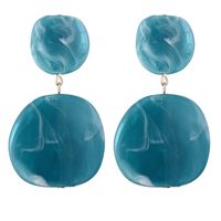 Simple New Simple Geometric Resin Retro Acrylic Sheet Earrings Hot-saling main image 2