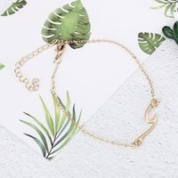 European And American Hot-selling Jewelry Geometric Beach Wave Anklet Ocean Wave Simple Ladies Decorative Chain Anklet Jewelry main image 5