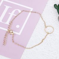 Hot Sale Foot Decoration Summer Beach Simple Circle Fashion Anklet main image 4