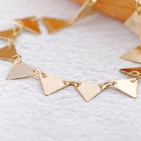 New Beach Foot Decoration Triangle Handmade Tassel Alloy Anklet Hot-saling Wholesale main image 3