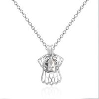 Hot-selling Pearl Series Fashion Hollow Cage Pendants Christmas Gifts Necklaces sku image 19