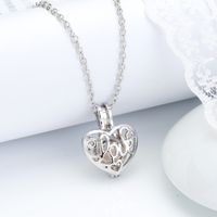Hot-selling Pearl Series Fashion Hollow Cage Pendants Christmas Gifts Necklaces sku image 14