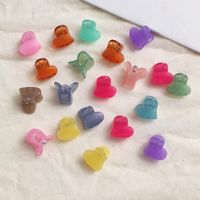 Children's  Sweet Candy Color Princess Small Catch Clip Mixed Color Mini Hair Clip Set sku image 3