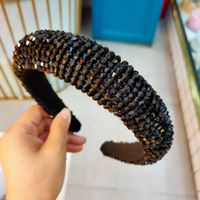 Fashion Crystal  Women's Rice Bead Braided Hairband Wholesale sku image 3
