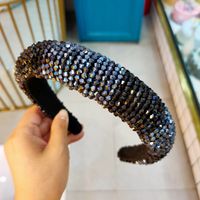 Fashion Crystal  Women's Rice Bead Braided Hairband Wholesale sku image 7
